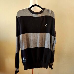 LNG Mens long sleeve striped Sweater Size XL